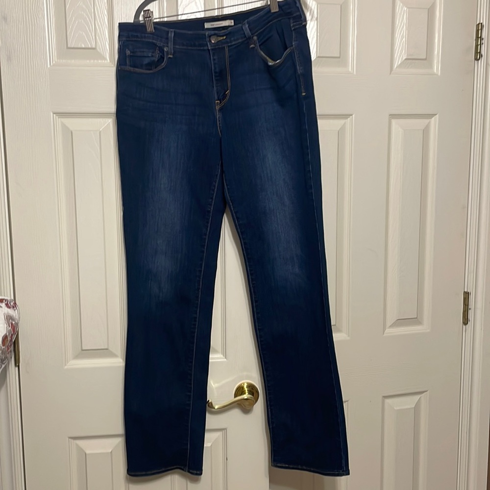 Levi's 505 straight leg denim jeans- size 12 Long